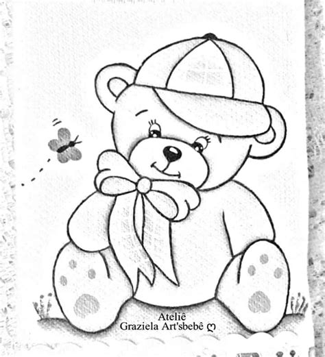 Pin De Lu Campagnoli Em Pintura De Bichinhos Desenho De Urso