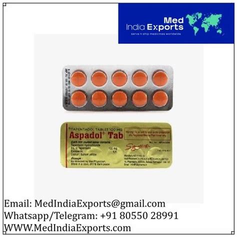 Aspadol Tapentadol Tablet Mg At Rs Box Tapentadol Tablets In