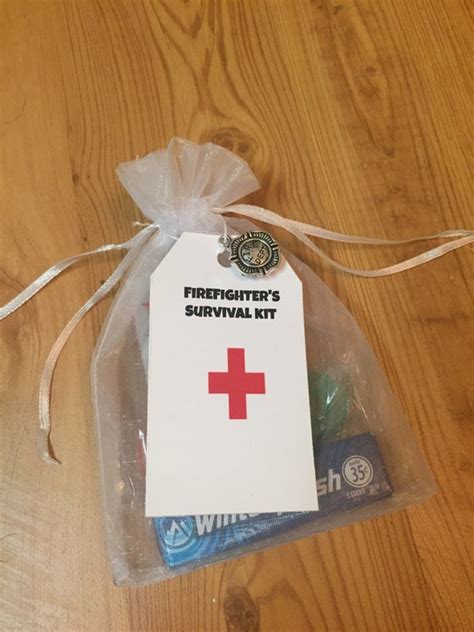 Firefighter Survival Kit By Favors4love On Etsy