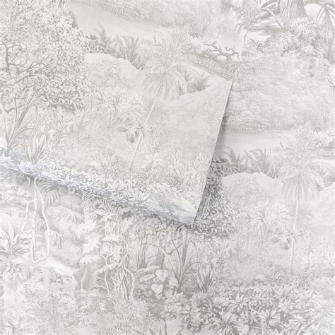 Jungle Toile Peel And Stick Wallpaper Tempaper And Co