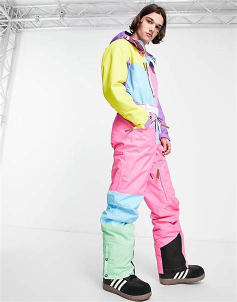 Oosc Boats Unisex Ski Suit In Multi Asos