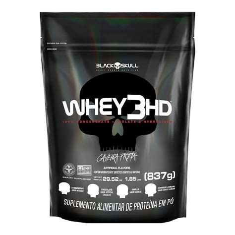 Whey Hd Refil Black Skull Supleforte