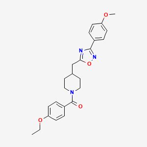 Ethoxybenzoyl Methoxyphenyl Oxadiazol Yl Methyl