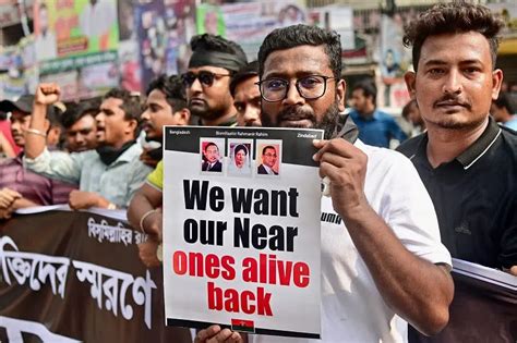 Thousands Protest Over Bangladeshs ‘enforced Disappearances