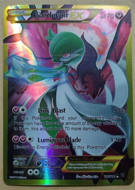 Pokemon Xy Steam Siege Full Art Gardevoir Ex Secret Rare