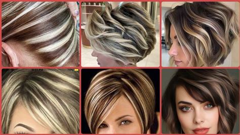 New Look Stylish Women S Short Highlight Hair Dye Ideas