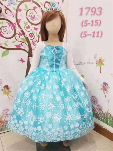 Promo Dress Kostum Princess Anak Frozen Elsa Diskon Di Seller