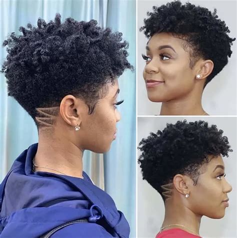 Trendy Tapered Haircuts On Natural Hair For Black Women