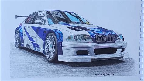 How To Draw A Bmw Carhow To Draw A Carكيفية رسم سيارة بي ام دبليو