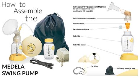 How To Assemble The Medela Swing Pump Youtube