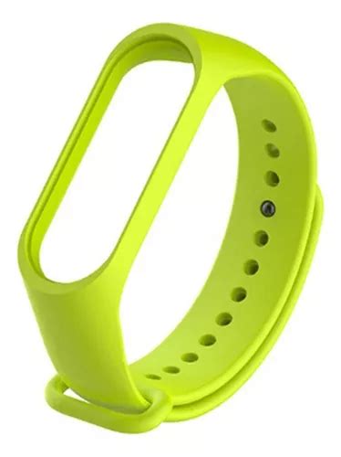 Malla Para Xiaomi Mi Band 5 Pulsera Correa Silicona Colores Color Verde