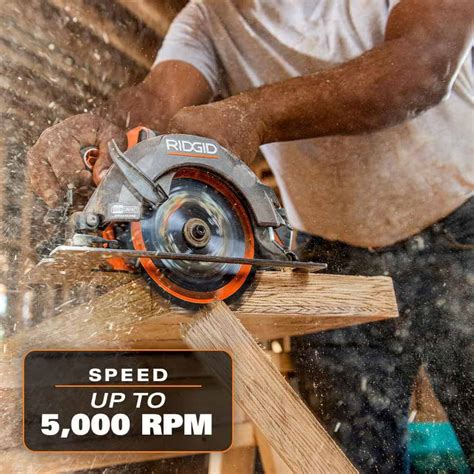 Ridgid R B V Subcompact Brushless Cordless In Circular Saw