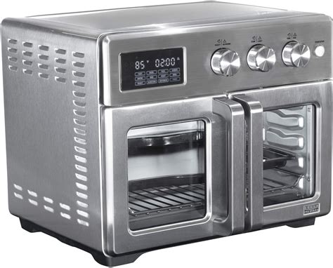 bella PRO 12-in-1 6-Slice Toaster Oven + 33-qt. Air Fryer with French Doors Stainless Steel ...