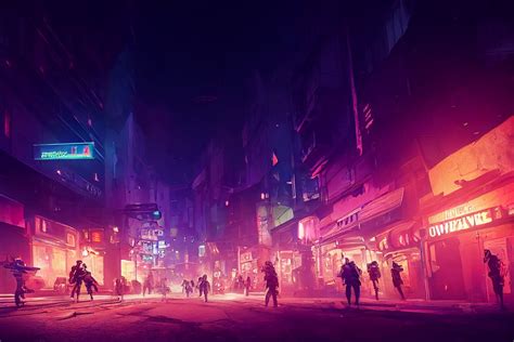 Strada Cyberpunk Citt Immagini Gratis Su Pixabay