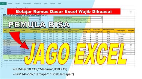 Rumus Wajib Excel Untuk Admin 6 Rumus Dasar Microsoft Excel Yang