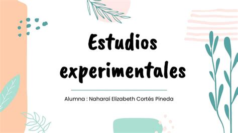 Estudios Experimentales Y Preguntas Espm Medicina Udocz