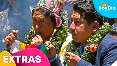 Bolivianos Celebran La Tradici N De Masticar Hojas De Coca Hoy D A