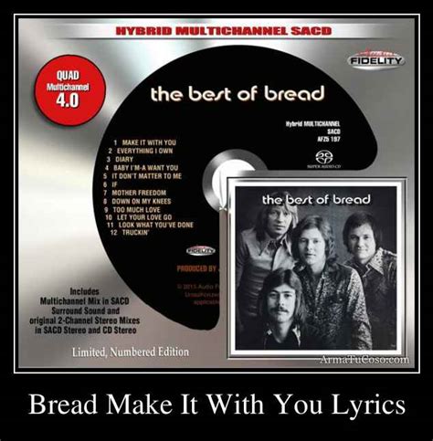 Bread Make It With You Lyrics