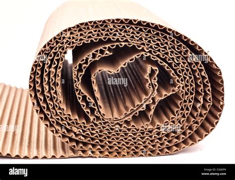 Corrugated Cardboard Roll Hi Res Stock Photography And Images Alamy