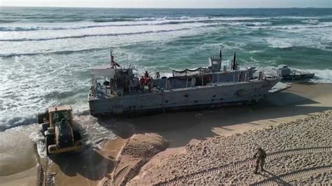 Vessels Supporting Us Gaza Aid Mission Wash Ashore In Israel