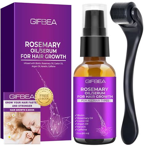 Hair Gorwth Rosemary Shampoo And Conditioner Set With Rosemary Hair Growth Serum