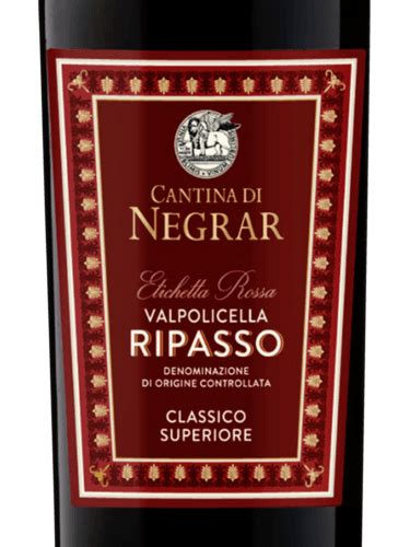 Cantina Di Negrar Etichetta Rossa Valpolicella Ripasso Classico