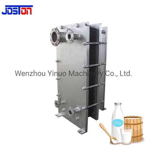 Joston Brazed Gasket Plate Heat Exchanger Stainless Steel For Milk