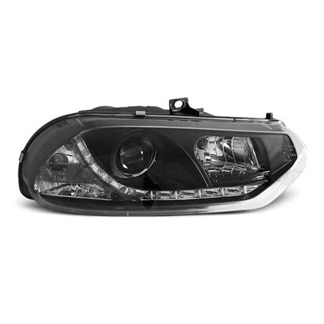 Paire De Feux Phares Alfa Romeo Daylight Led Noir Cdiscount