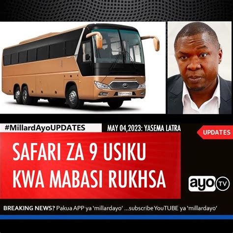 TANZANIA BUSES DAILY On Twitter RT FungamezaFunga1 Haya Sasa