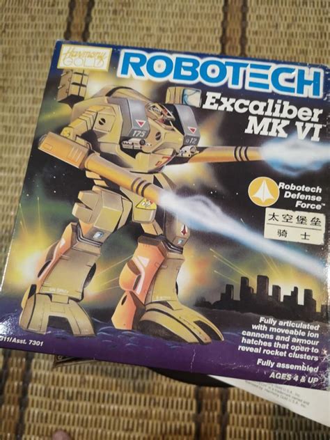 Vintage S Robotech Harmony Gold Excalibur Mk Vi Destroid Mint In