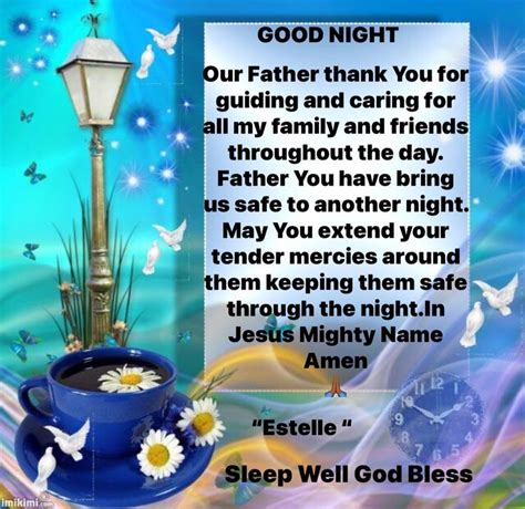 Pin By Mimi G On Images Good Night Blessings Good Night Prayer Good