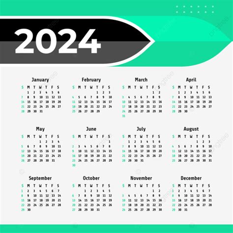 Kalenderdesign Mit Transparentem Hintergrund Vektor Kalender