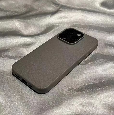 Матовый кожаный чехол для телефона iPhone 11, 12, 13, 14, 15, 16 Pro ...