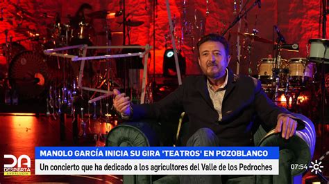 Manolo García arranca su nueva gira de Teatros en Pozoblanco apoyando a