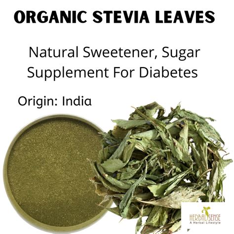 Organic Stevia Leaves Natural Sweetener Sugar Supplement Shopee Singapore