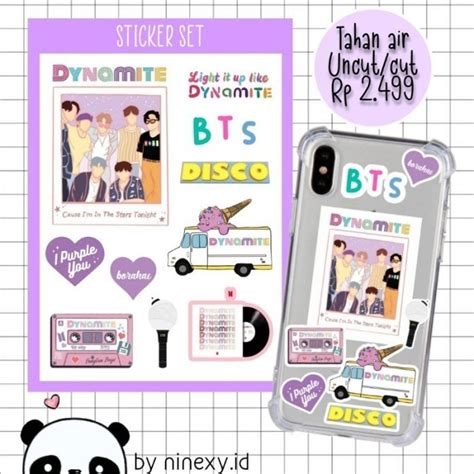 Jual Stiker Kpop Bts Dynamite Jungkook Taehyung Jimin Suga Jin Jhope Rm