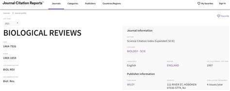 Journal Impact Factor Journal Citation Report Getting Started