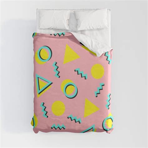 Memphis Pattern 60 Duvet Cover By Dizzy Moments Society6