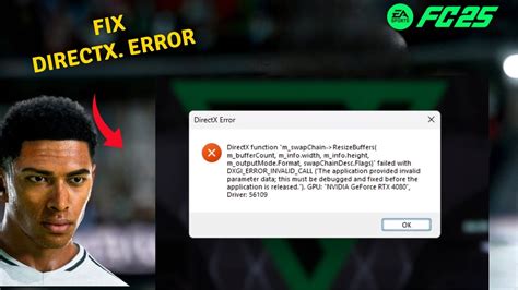 How To Fix DirectX Function In EA FC 25 YouTube
