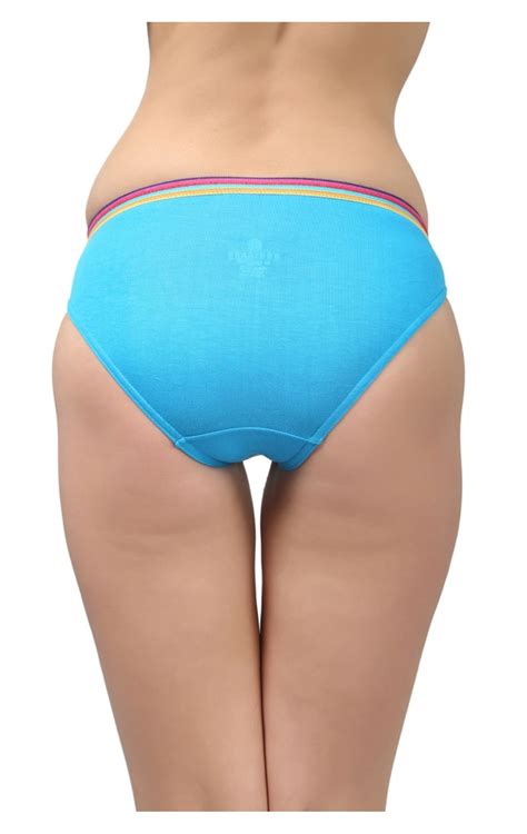 Bodycare Pack Of 3 Bikini Style Cotton Briefs In Assorted Colors With