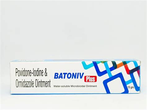 Batoniv Plush 15 Gm Povidone Lodine Batoniv Ornidazole Ointment At Rs