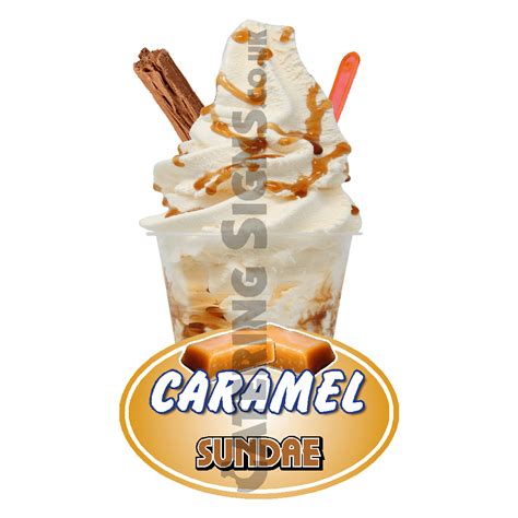 Caramel Sundae Catering Signs Uk