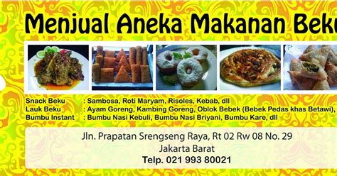 Spanduk Aneka Kue Basah Gambar Spanduk