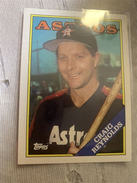 1988 Topps 557 Craig Reynolds For Sale Online Ebay