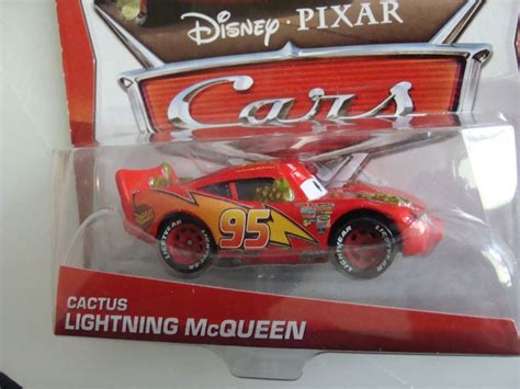 #95 LIGHTNING McQUEEN- Disney/PIXAR - CARS - 2013 MATTEL 1:55 CAR - CACTUS | #4633903224