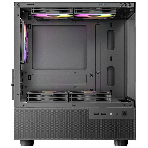 Antec CX200M RGB Elite Caja Micro ATX Con Esquina Sin Pilar