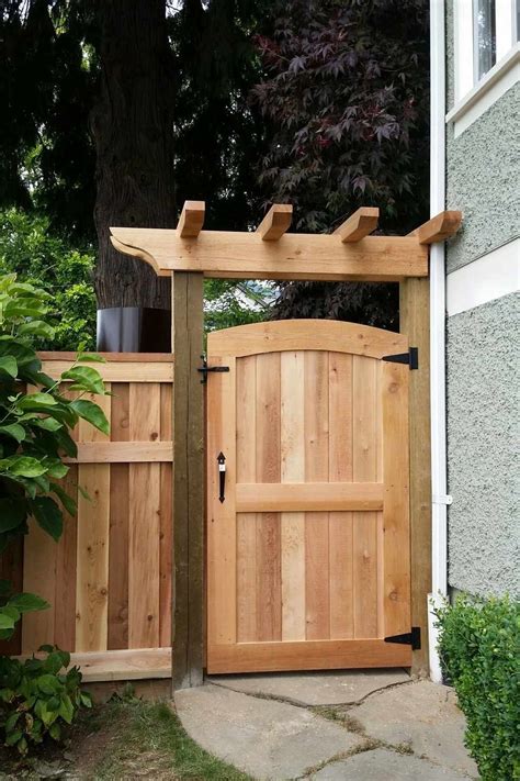 Custom cedar fence gate designs – Artofit