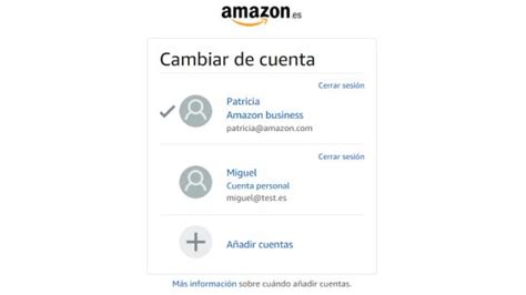 Cambio De Cuenta Gestión De Cuentas De Amazon Amazon Business