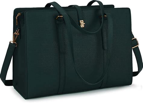 Bolsa Para Laptop Mujer 156 Pulgadas Maletín Para Laptop Cuero Tote