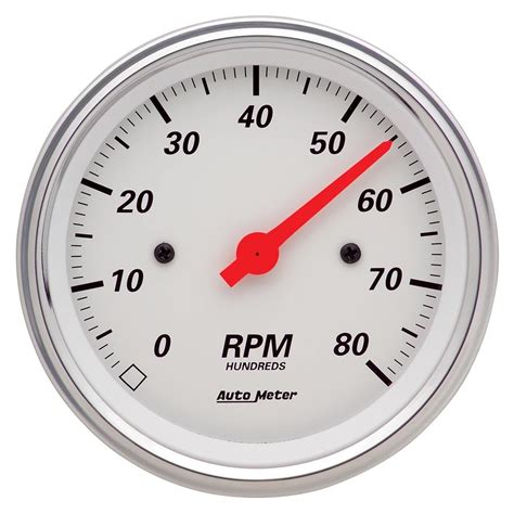 Autometer Arctic White In Rpm Tachometer Gauge